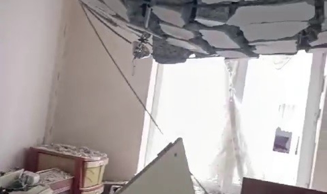 Çorum'daki patlamada hasar alan evin görüntüsü, olayın dehşetini gözler önüne serdi