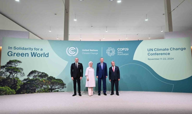 Cumhurbaşkanı Erdoğan, COP29 alanına geldi