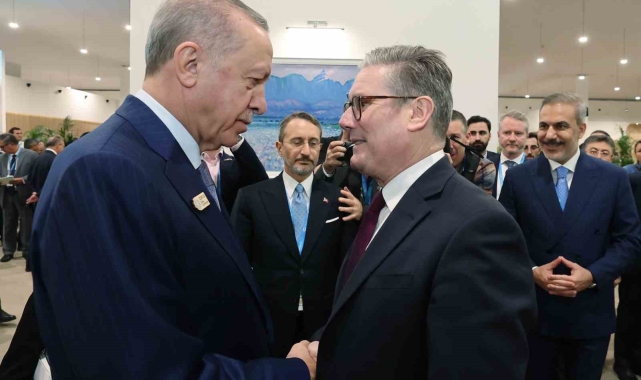 Cumhurbaşkanı Erdoğan, İngiltere Başbakanı Starmer ile görüştü