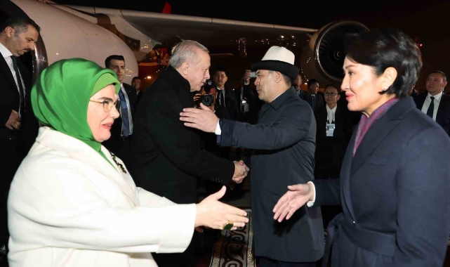 Cumhurbaşkanı Erdoğan Kırgızistan'da