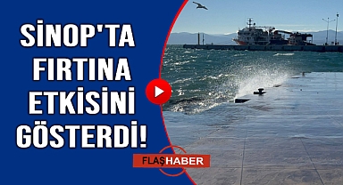 Dev dalgalar kıyıları dövdü