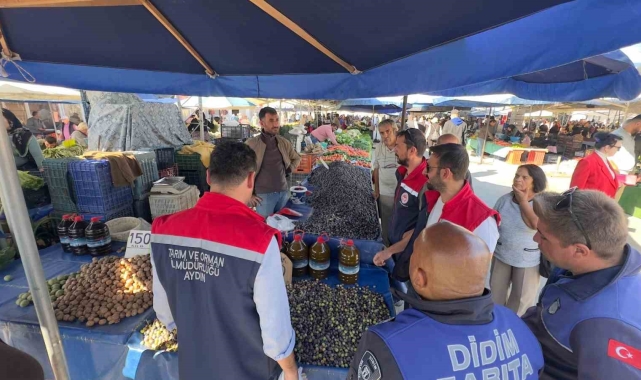 Didim'de zeytinyağı tezgahları denetlendi