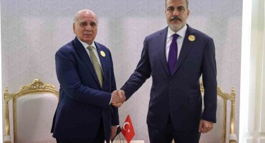 Dışişleri Bakanı Fidan, Iraklı mevkidaşı Hüseyin ile görüştü