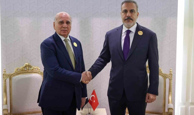 Dışişleri Bakanı Fidan, Iraklı mevkidaşı Hüseyin ile görüştü