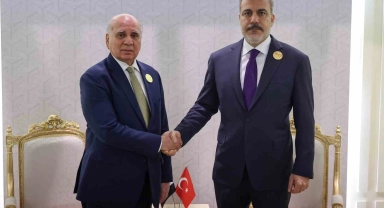 Dışişleri Bakanı Fidan, Iraklı mevkidaşı Hüseyin ile görüştü