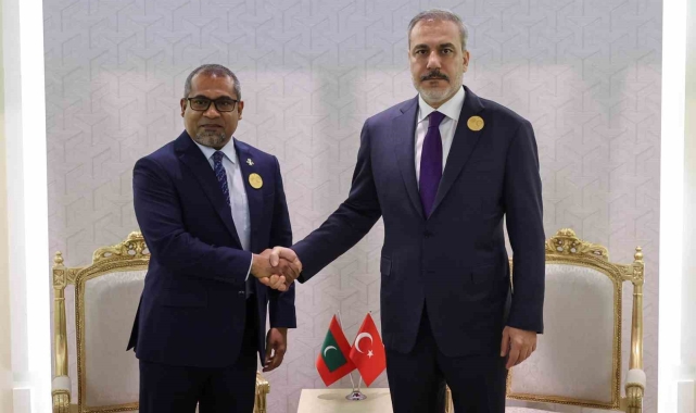 Dışişleri Bakanı Fidan, Maldivler Dışişleri Bakanı Khaleel ile görüştü
