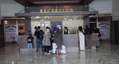 Diyarbakır'da termal otelde hafta sonu yoğunluğu