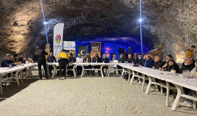Dünya KOAH Günü'nde yerin 150 metre altında şifa aradılar