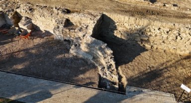 Düzce'deki antik kentte su depolama havuzu gün yüzüne çıkarıldı