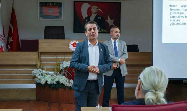 Efeler'de iş güvenliği sağlığı eğitimi verildi