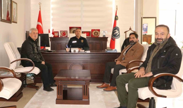 Erzincan basınından POMEM Müdürü Yılmaz'a ziyaret