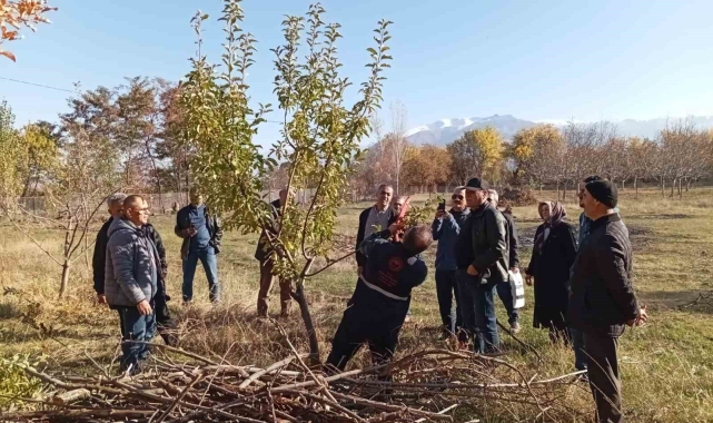 Erzincan'da teorik ve pratik budama eğitimleri başlatıldı