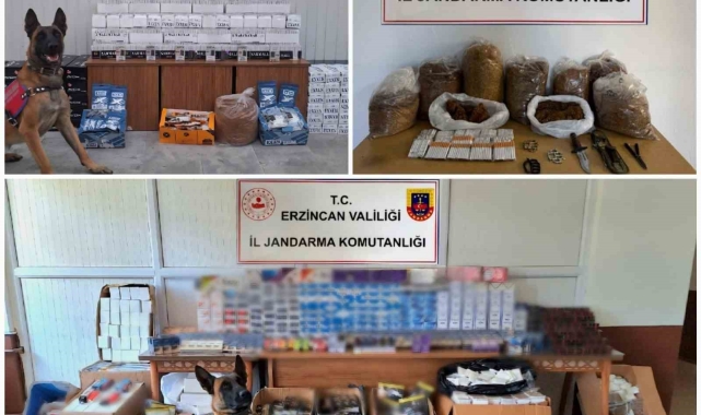 Erzincan'ın ilçelerinde kaçakçılık operasyonu