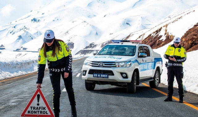 Erzurum'da kent merkezinde bir ayda 146 trafik kazası