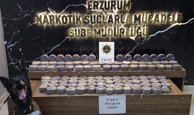 Erzurum'da uyuşturucu operasyonu