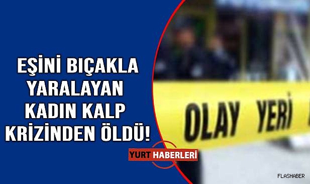 Eşini yaraladı, sonra parkta kalp krizi geçirdi