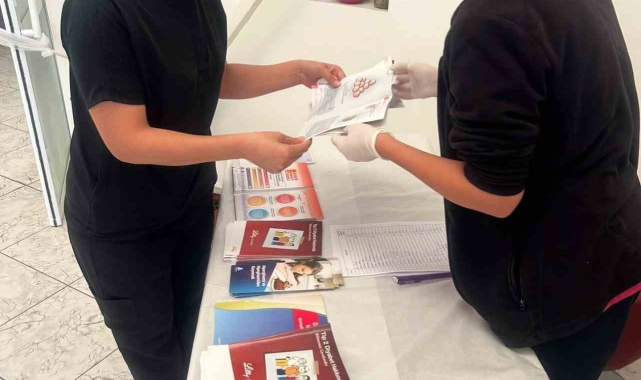 Fethiye'de bin kişinin kan şekeri ölçüldü