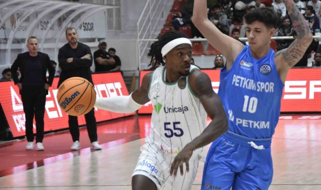 FIBA Şampiyonlar Ligi: Aliağa Petkimspor: 56 - Unicaja: 108