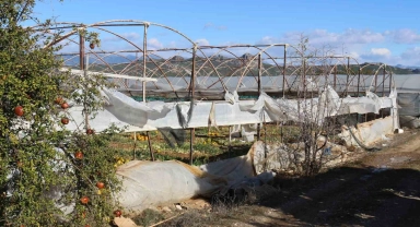 Fırtına ve hortum sonrası Antalya'da hasar tespiti sürüyor