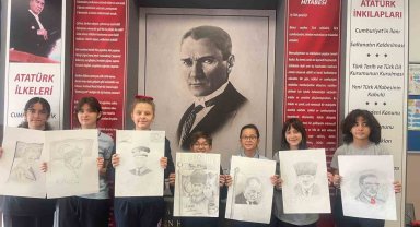 Gaziantep Kolej Vakfı'nda Canlı Performans resim yarışması