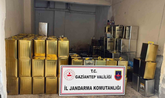 Gaziantep'te 1,5 milyon lira değerinde sahte zeytinyağı ele geçirildi