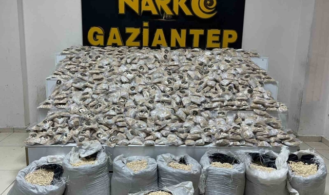 Gaziantep'te 3 milyon 204 bin adet uyuşturucu hap ele geçirildi