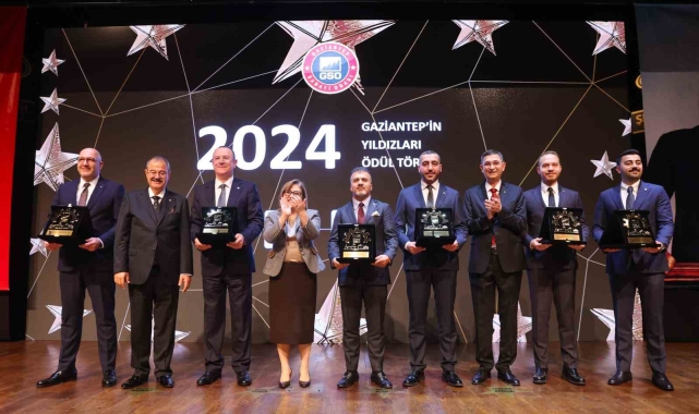 Gaziantep'te "Gaziantep'in Yıldızları Ödül Töreni"