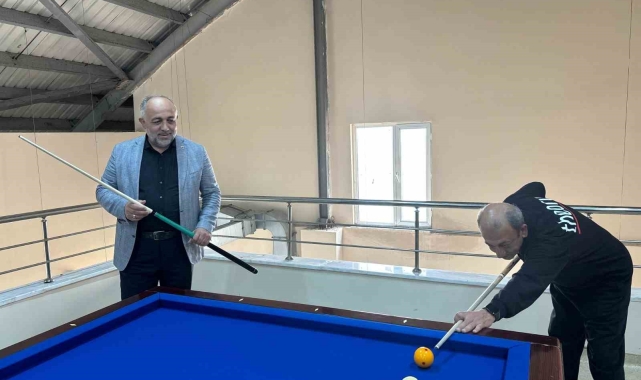Gençlik ve Spor İl Müdürlüğü bünyesinde ilk kez bilardo eğitimleri başlatıldı