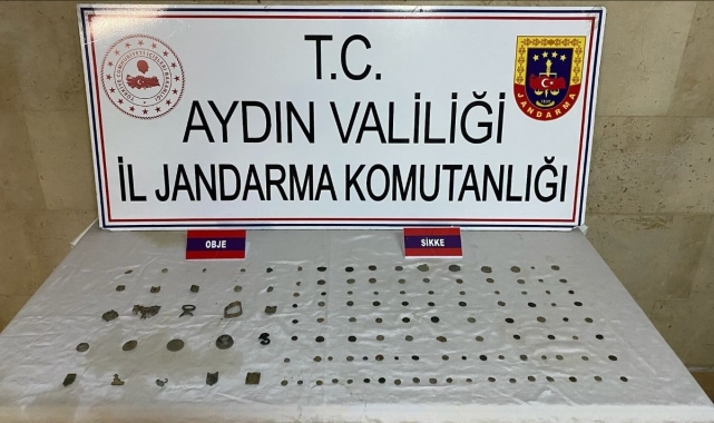 Germencik'te Roma ve Bizans dönemine ait tarihi eserler ele geçirildi