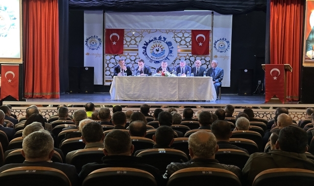 Gerze'de Muhtarlar Toplantısı yapıldı
