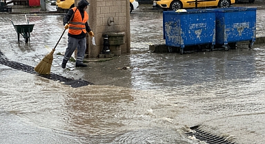 Gerze'de sağanak etkili oldu