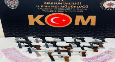 Giresun'da silah kaçakçılığı operasyonunda 1 şüpheli tutuklandı