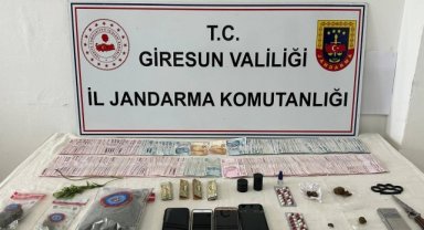 Giresun'da uyuşturucu operasyonunda yakalanan 4 zanlıdan biri tutuklandı