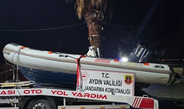 Göçmen kaçakçısı şüphelisi zodyak bot ile yakalandı