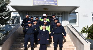 Gümüşhacıköy Kaymakamı Güneş, güvenlik güçlerini ziyaret etti