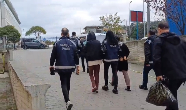 GÜNCELLEME - Samsun'da evden ziynet eşyası çaldıkları gerekçesiyle yakalanan 3 zanlı tutuklandı
