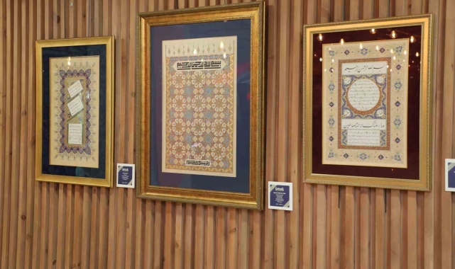 Güngören'de "Hikmet ve Direniş" tezhip sergisi açıldı