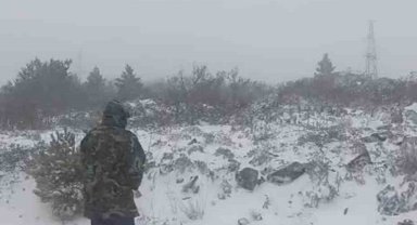 Hatay'da yüksek kesimler beyaza büründü