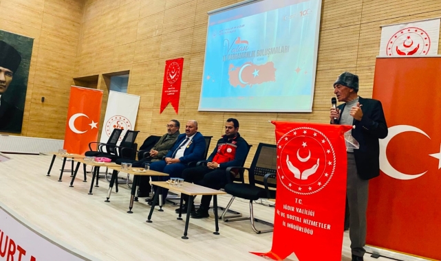 Iğdır'da gaziler, üniversite öğrencileriyle buluştu