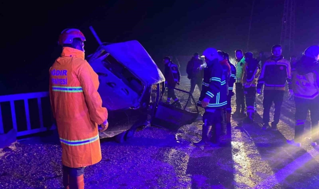 Iğdır'da zincirleme trafik kazası: 2 yaralı