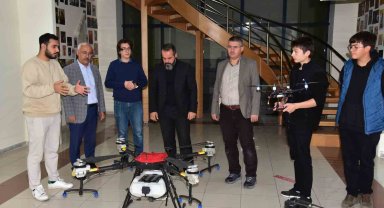 İHA projesiyle Türkiye ikincisi olan gençler Teknoloji Transfer Ofisinde