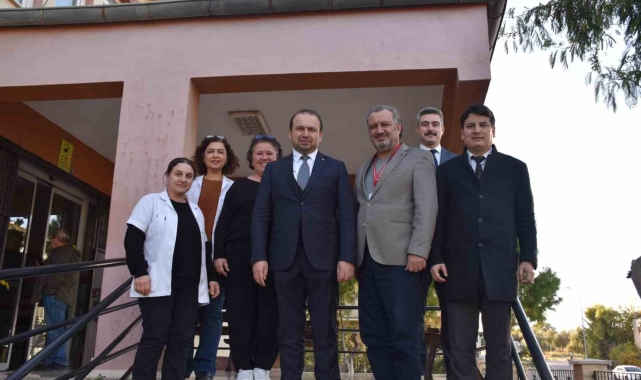 İl Sağlık Müdürü Şenkul, Altınkum Aile Sağlığı Merkezi'nde incelemelerde bulundu