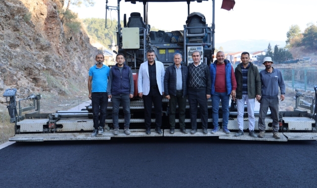 Ilıca Termal Tatil Köyündeki sıcak asfalt çalışmaları tamamlandı