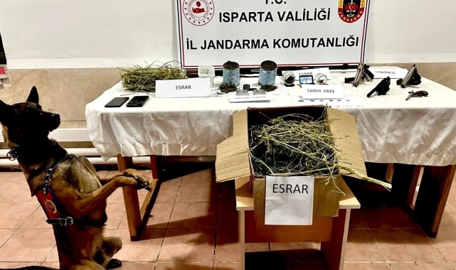 Isparta'da uyuşturucu operasyonu: 2 gözaltı