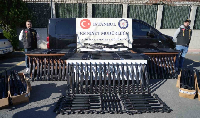 İstanbul'da kaçak silah operasyonu: 2 gözaltı