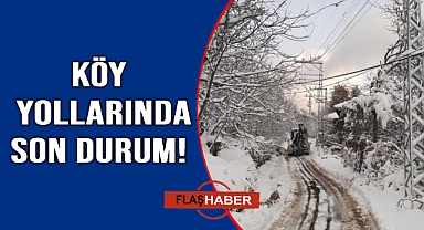 İşte kapalı köy yolları