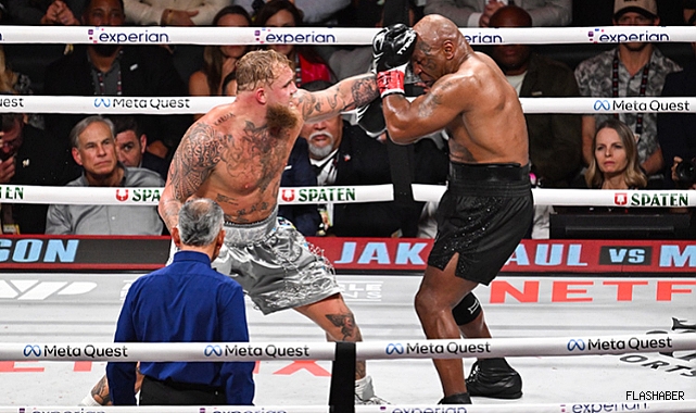 Jake Paul, ağır sıklet boks müsabakasında Mike Tyson'ı mağlup etti