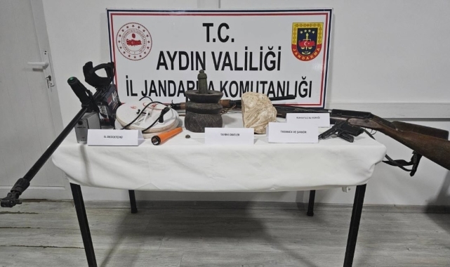 Jandarmadan 'tarihi eser' baskını