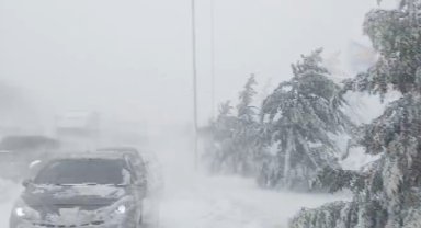 Kahramanmaraş-Göksun yolu kar nedeniyle kapandı