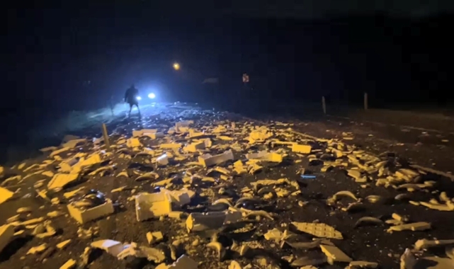 Kara yolu balık haline döndü